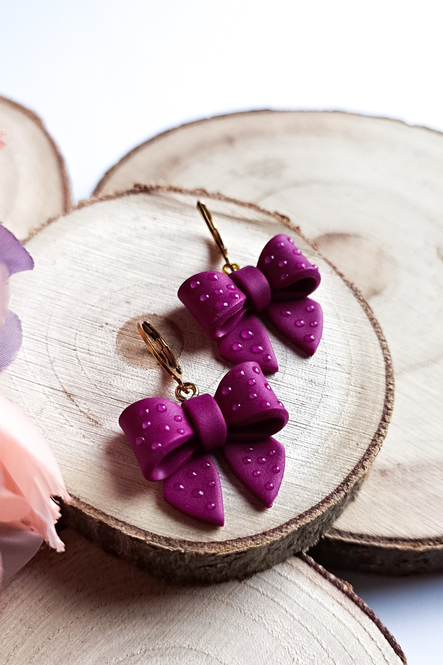 purple bows