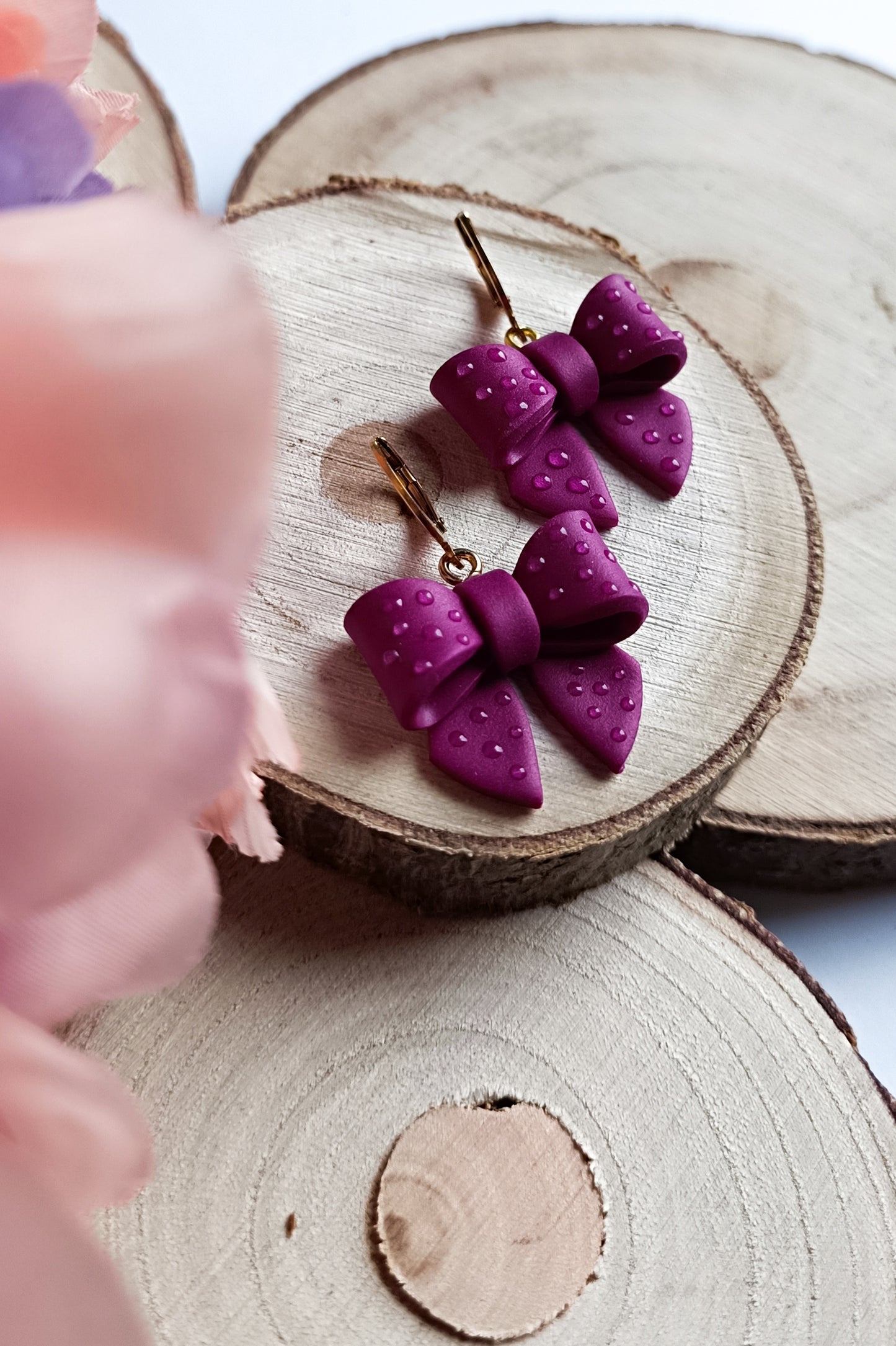 purple bows