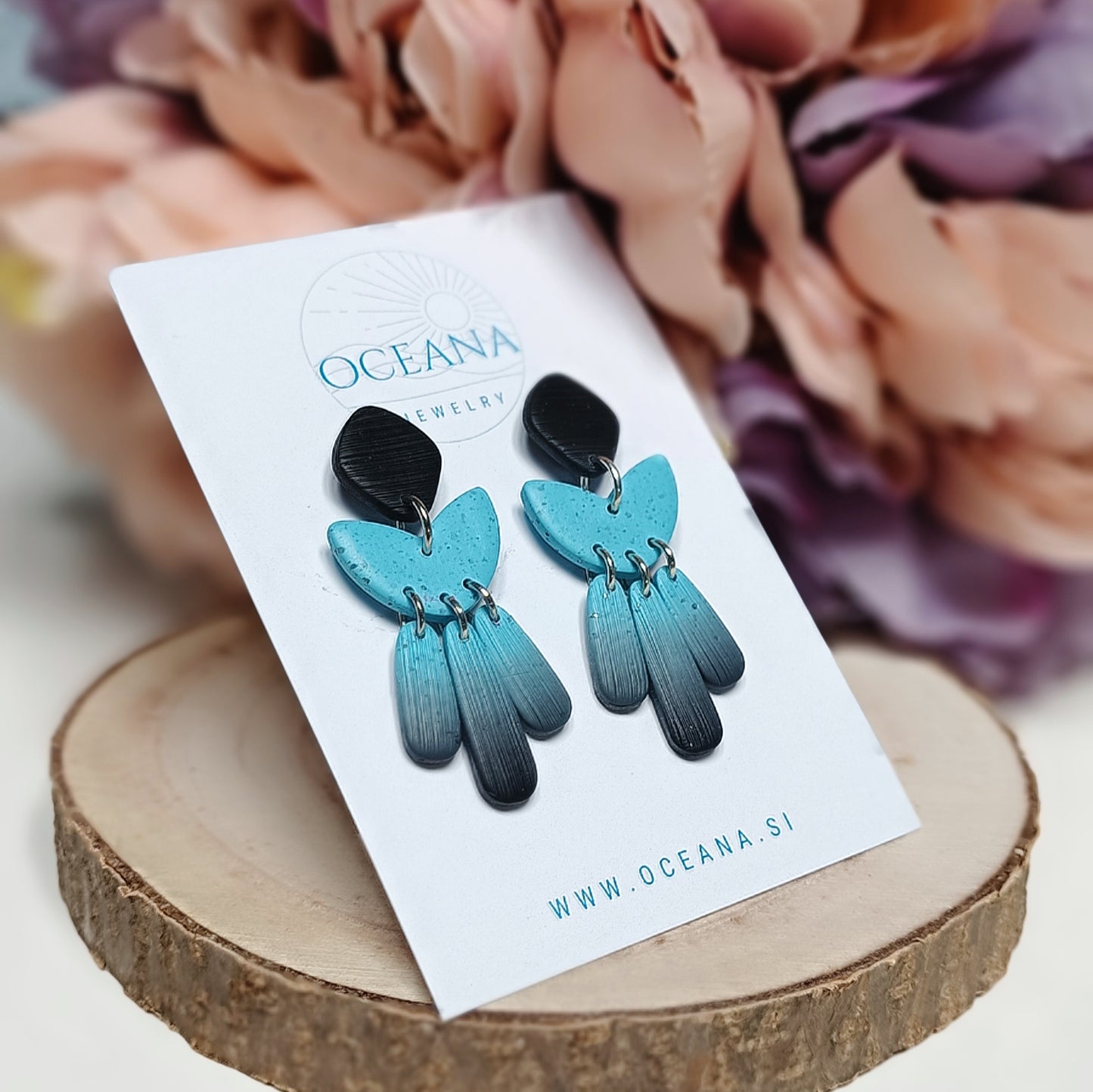 Blue dangles