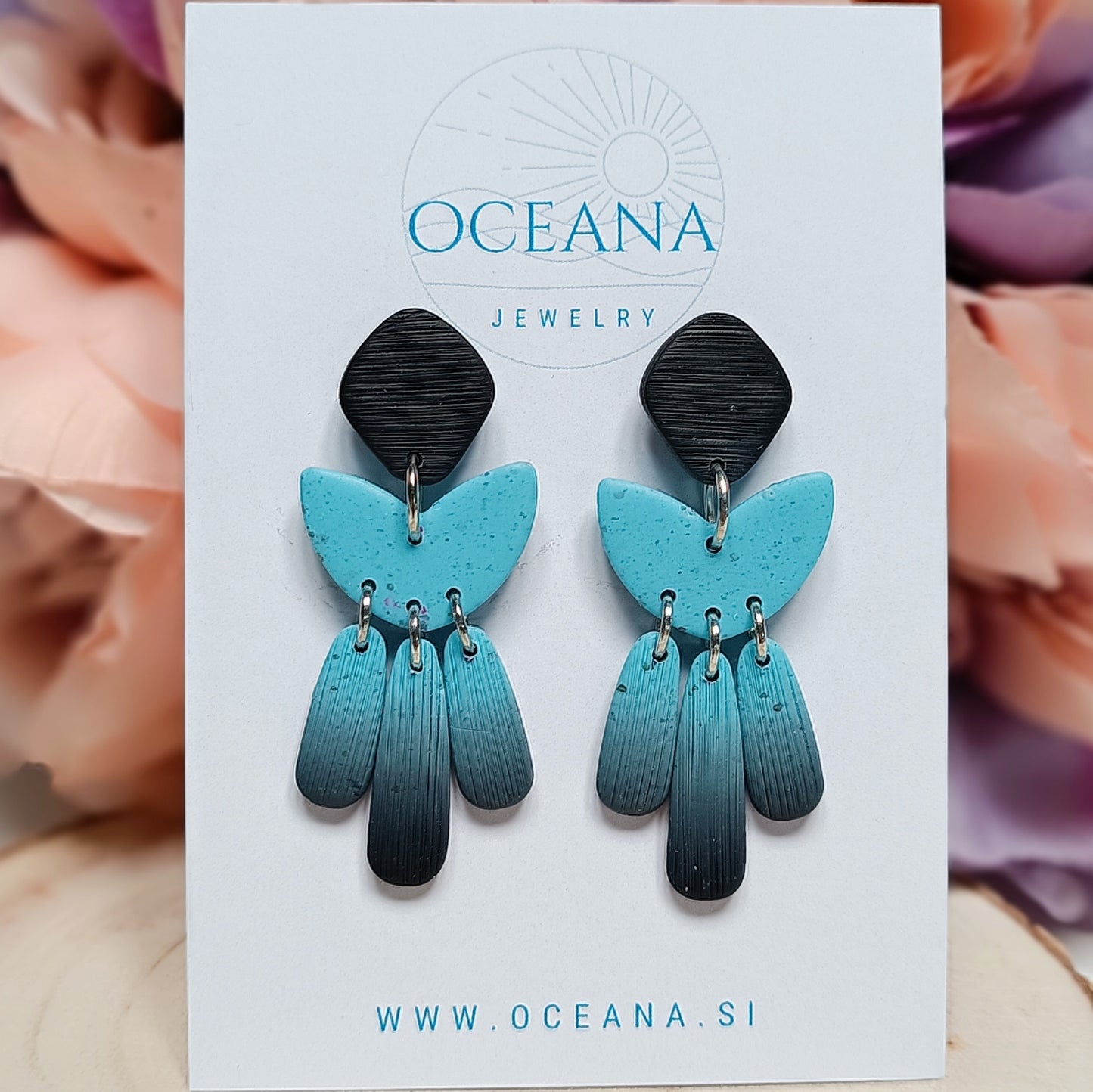 Blue dangles