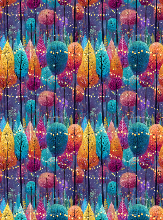 Lights in the trees transfer paper 2