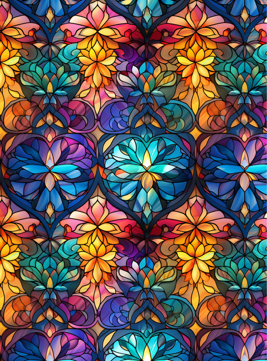 Stained glass transfer paper 27
