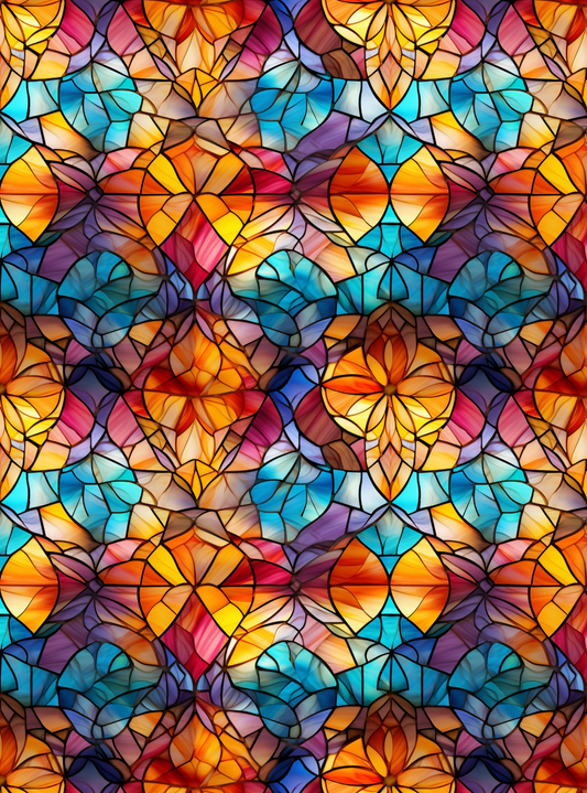Stained glass transfer paper 30