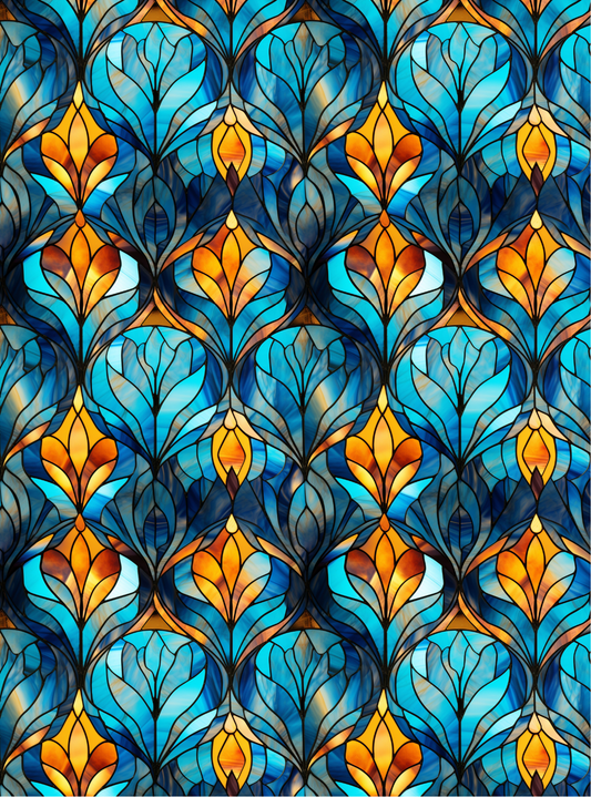 Stained glass transfer paper 31
