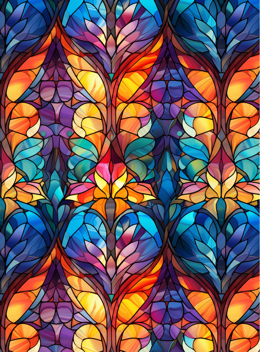 Stained glass transfer paper 28