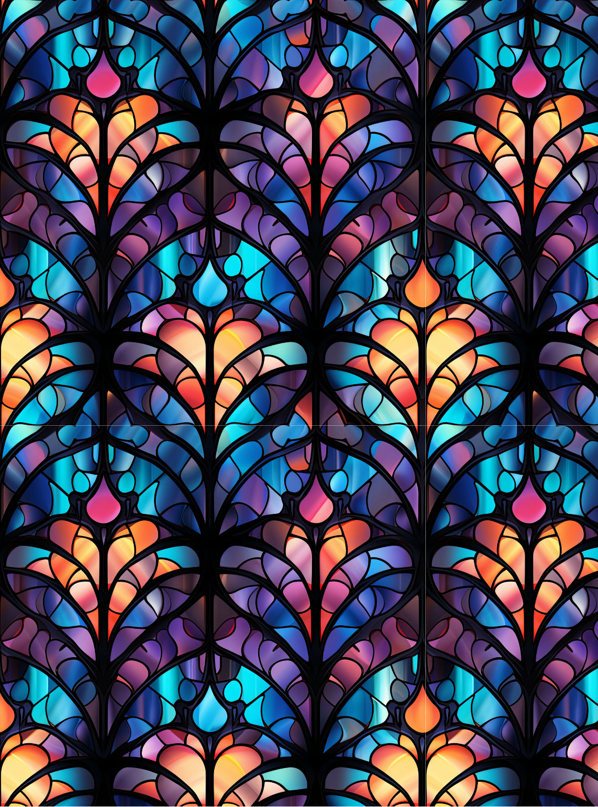 Stained glass transfer paper 60