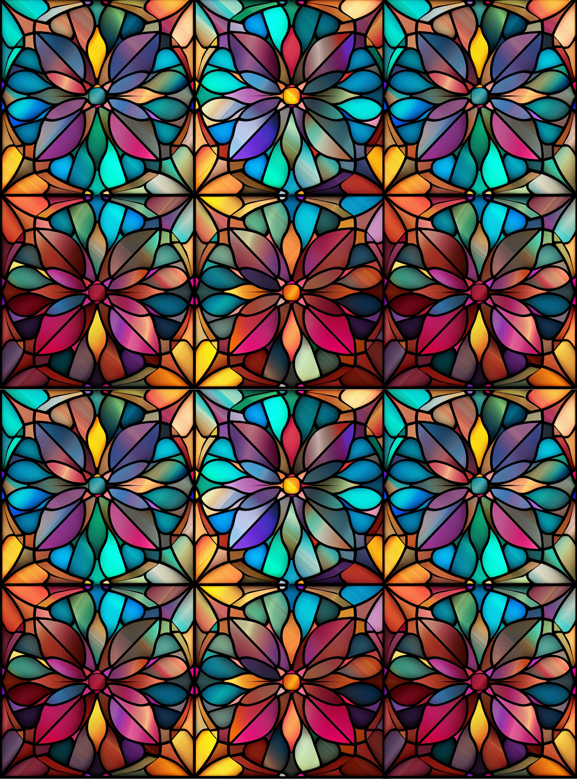 Stained glass transfer paper 61