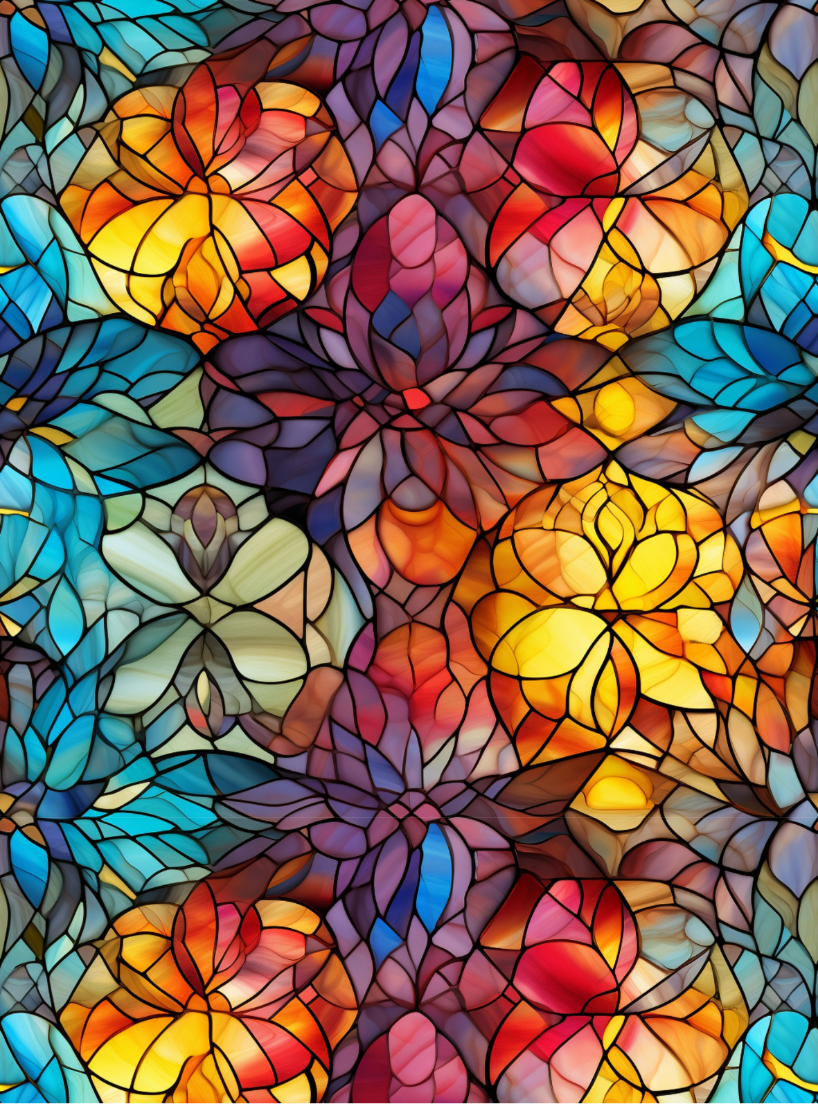 Stained glass transfer paper 71