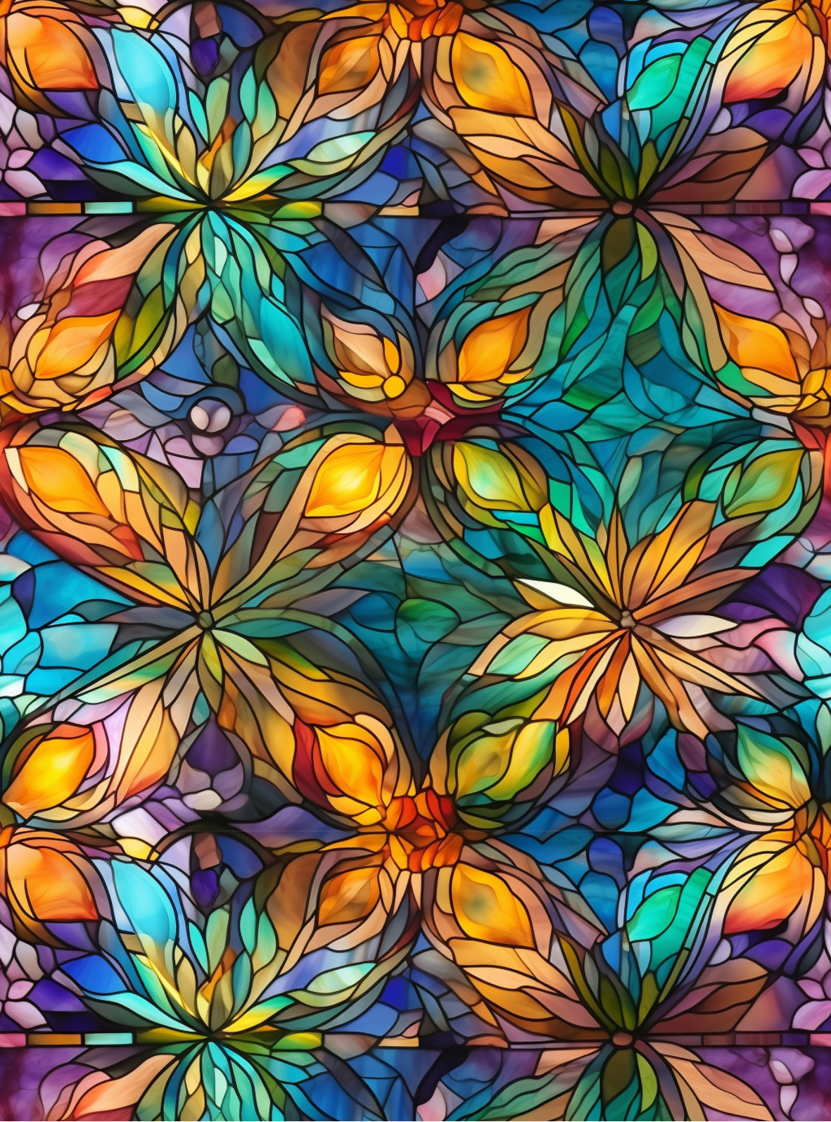 Stained glass transfer paper 73