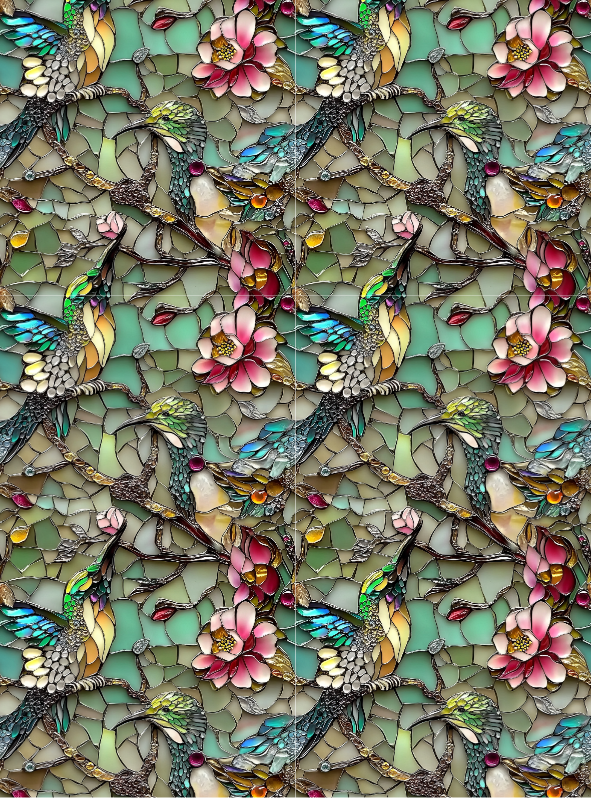 Stained glass transfer paper 81