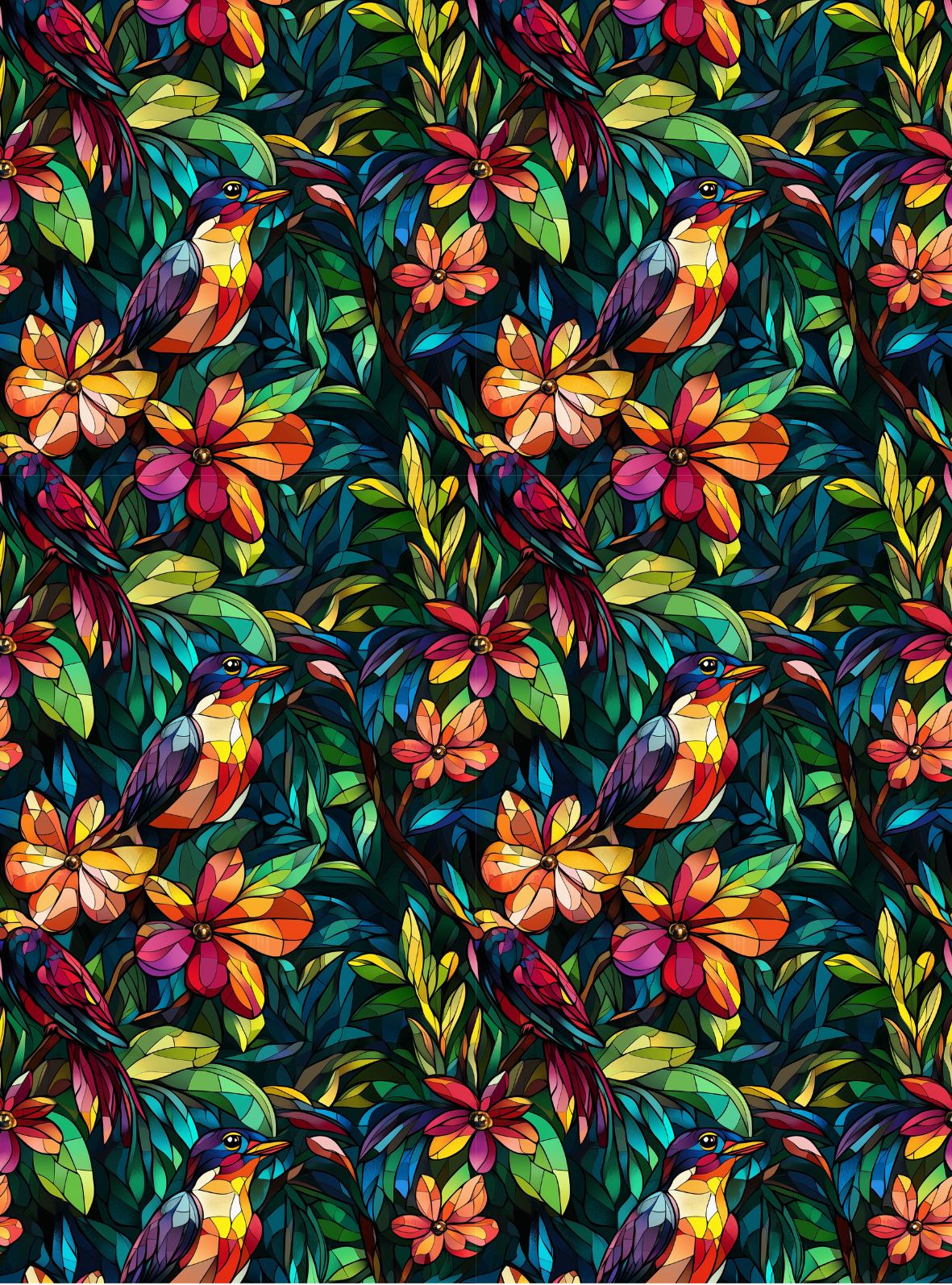 Stained glass transfer paper 87