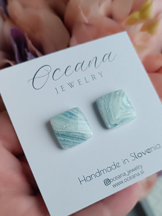 Aurora square studs