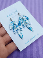 Blue drop earrings