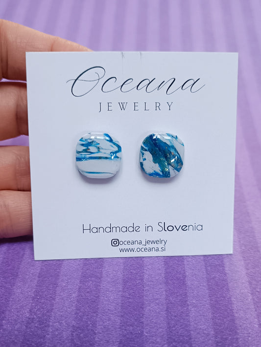 Blue studs