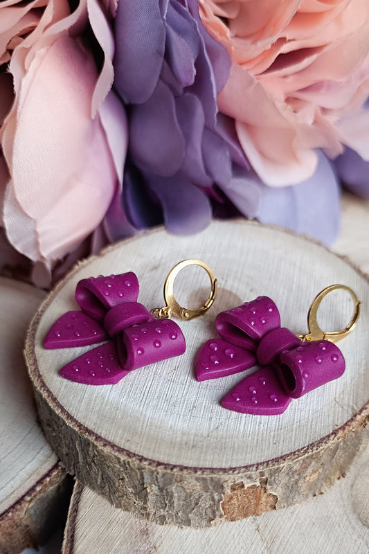 purple bows