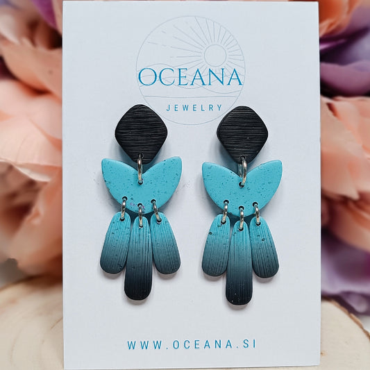 Blue dangles