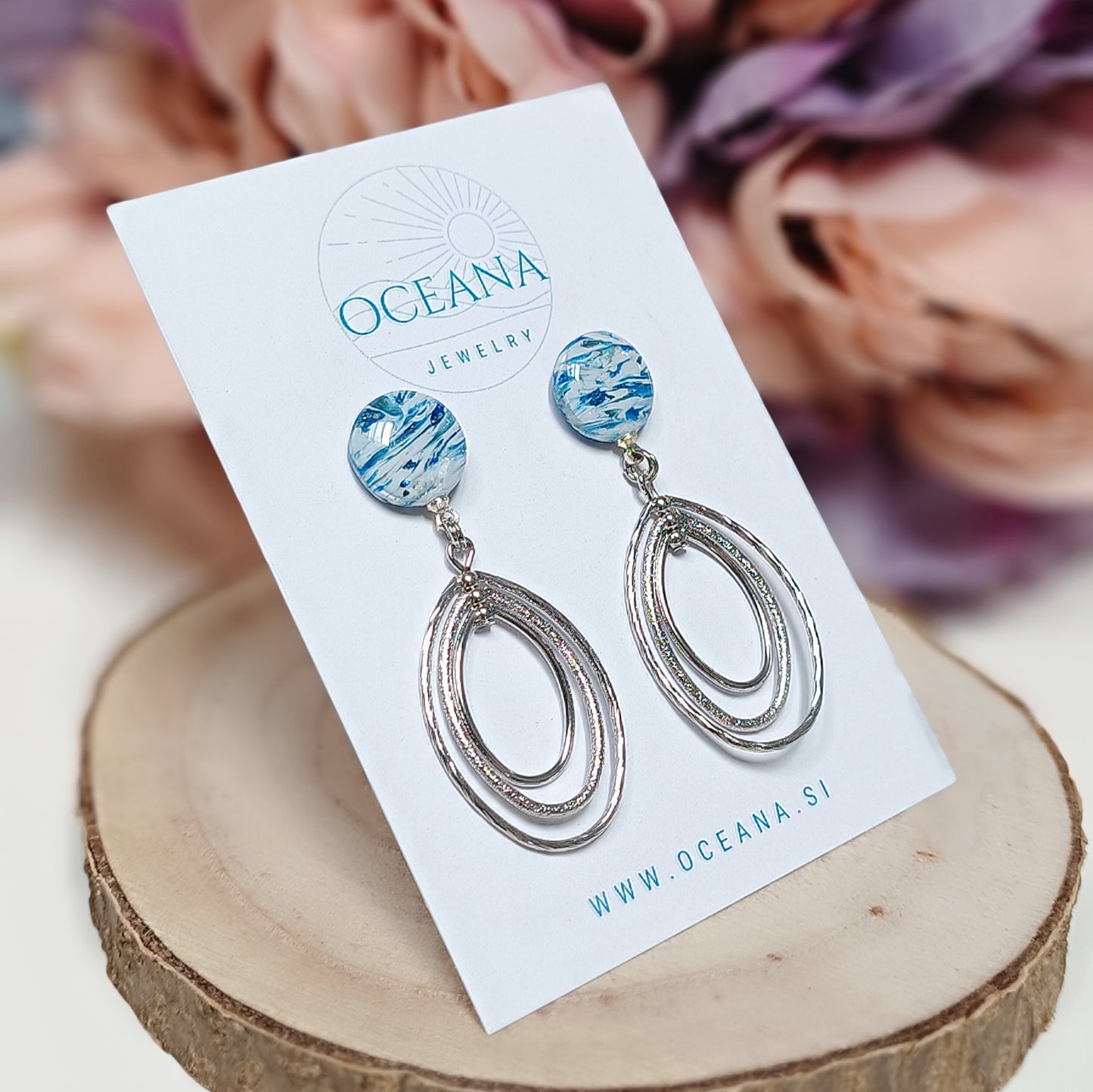 Blue earrings