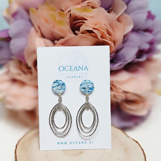 Blue earrings