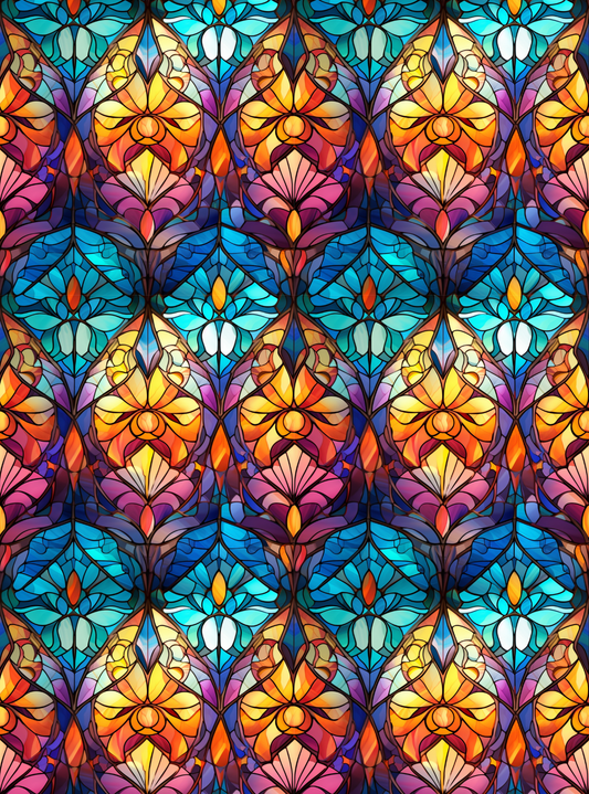 Stained glass transfer paper 29