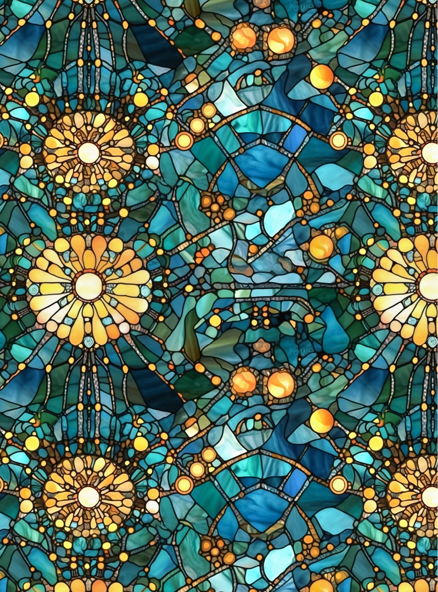 Stained glass transfer paper 64