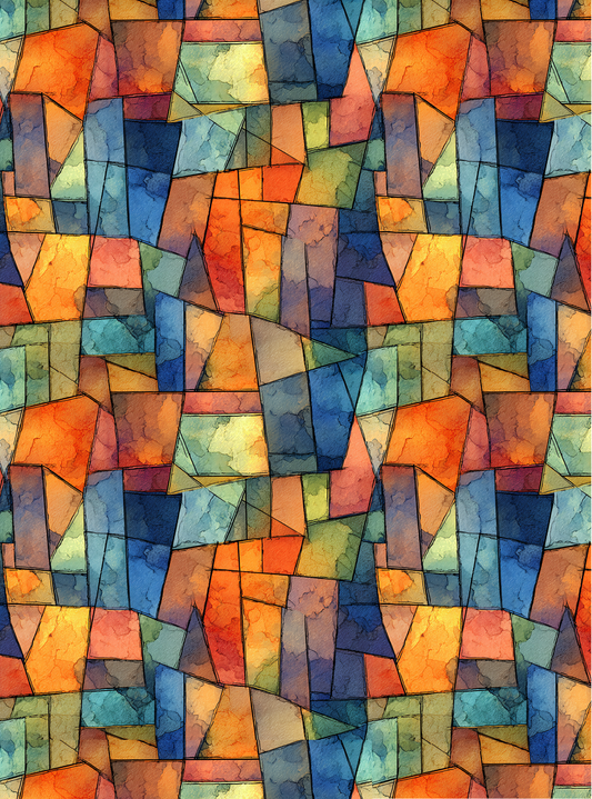 Stained glass transfer paper 37