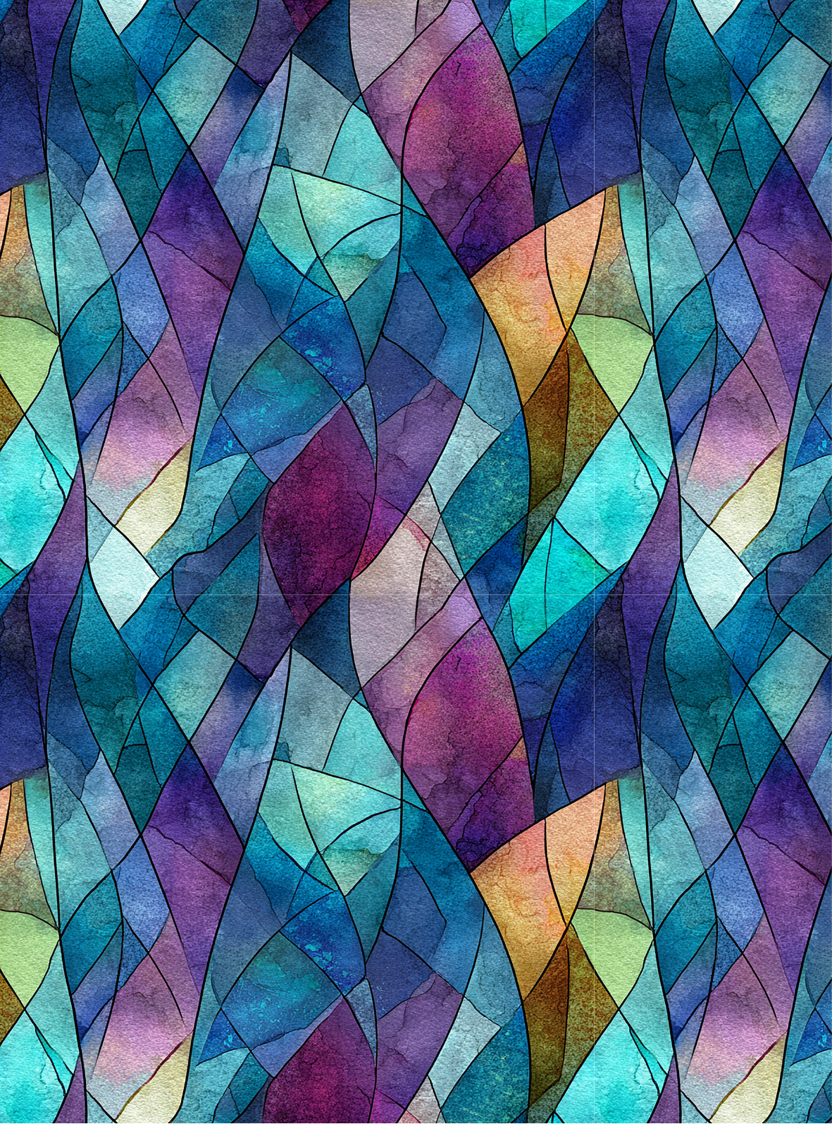 Stained glass transfer paper 39