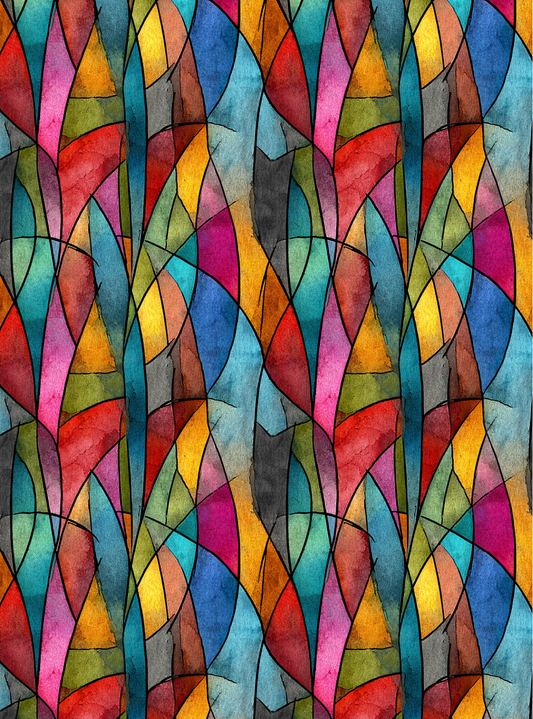 Stained glass transfer paper 45