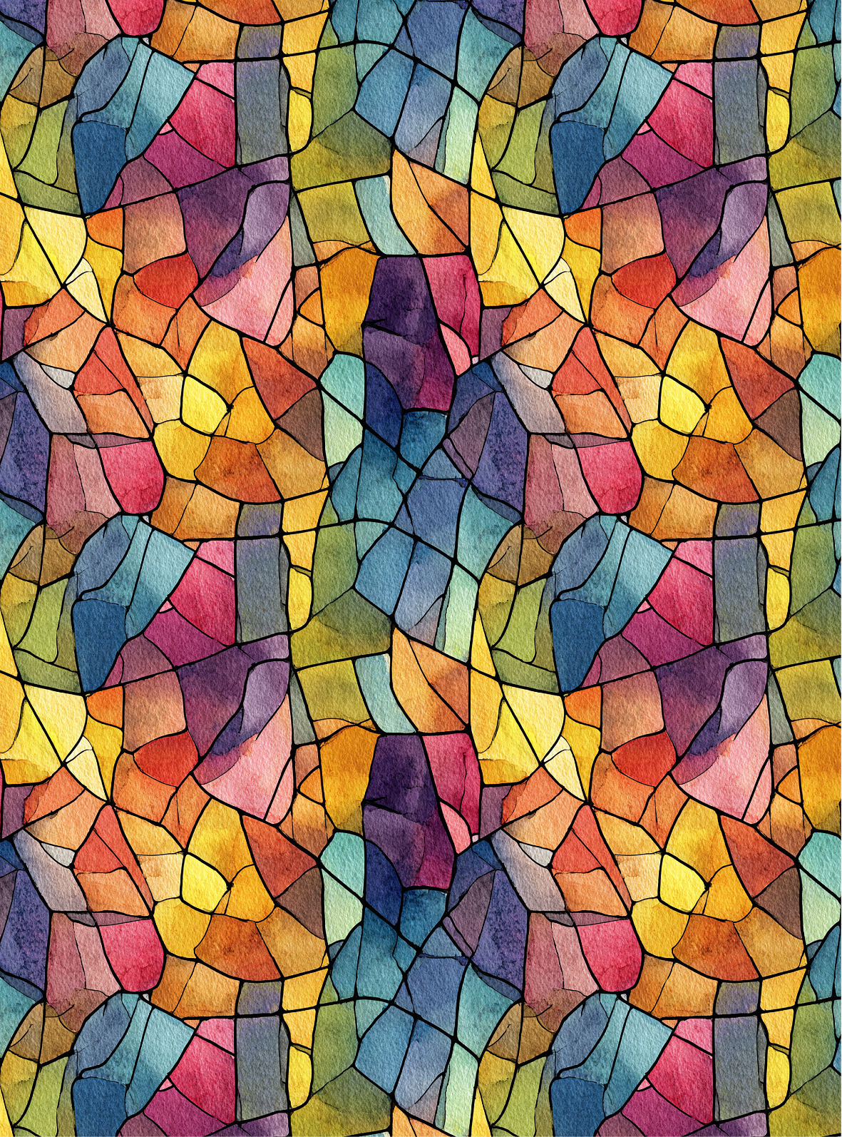 Stained glass transfer paper 47