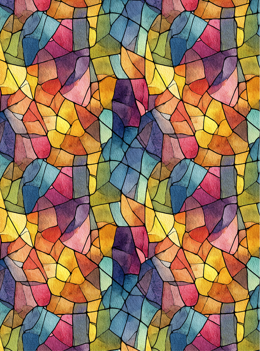 Stained glass transfer paper 47