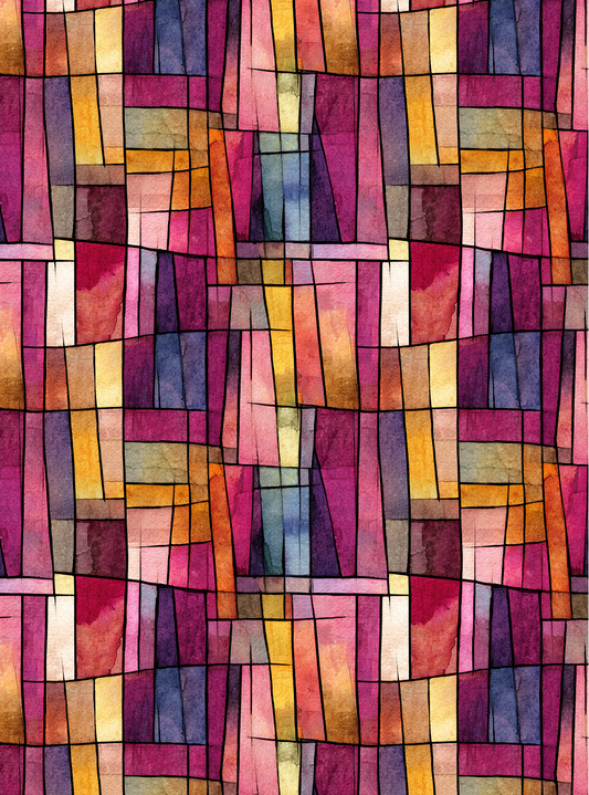 Stained glass transfer paper 48