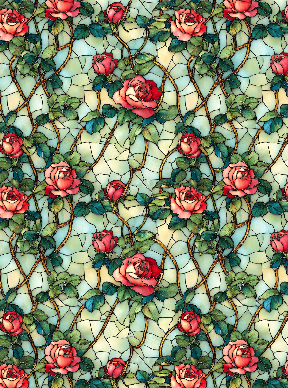 Stained glass transfer paper 49