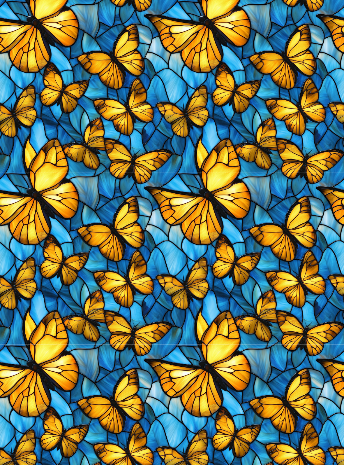 Stained glass transfer paper 52