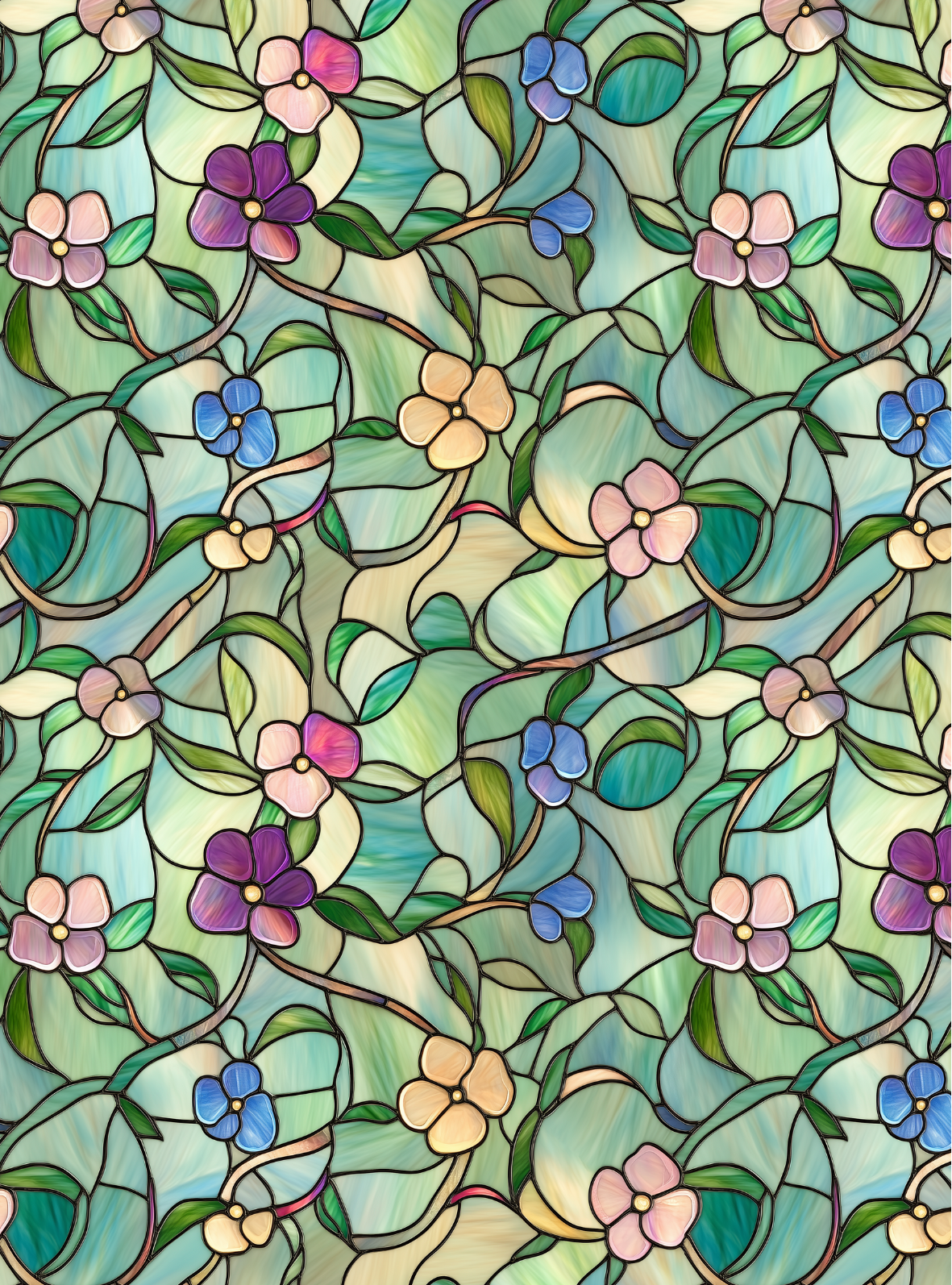 Stained glass transfer paper 53