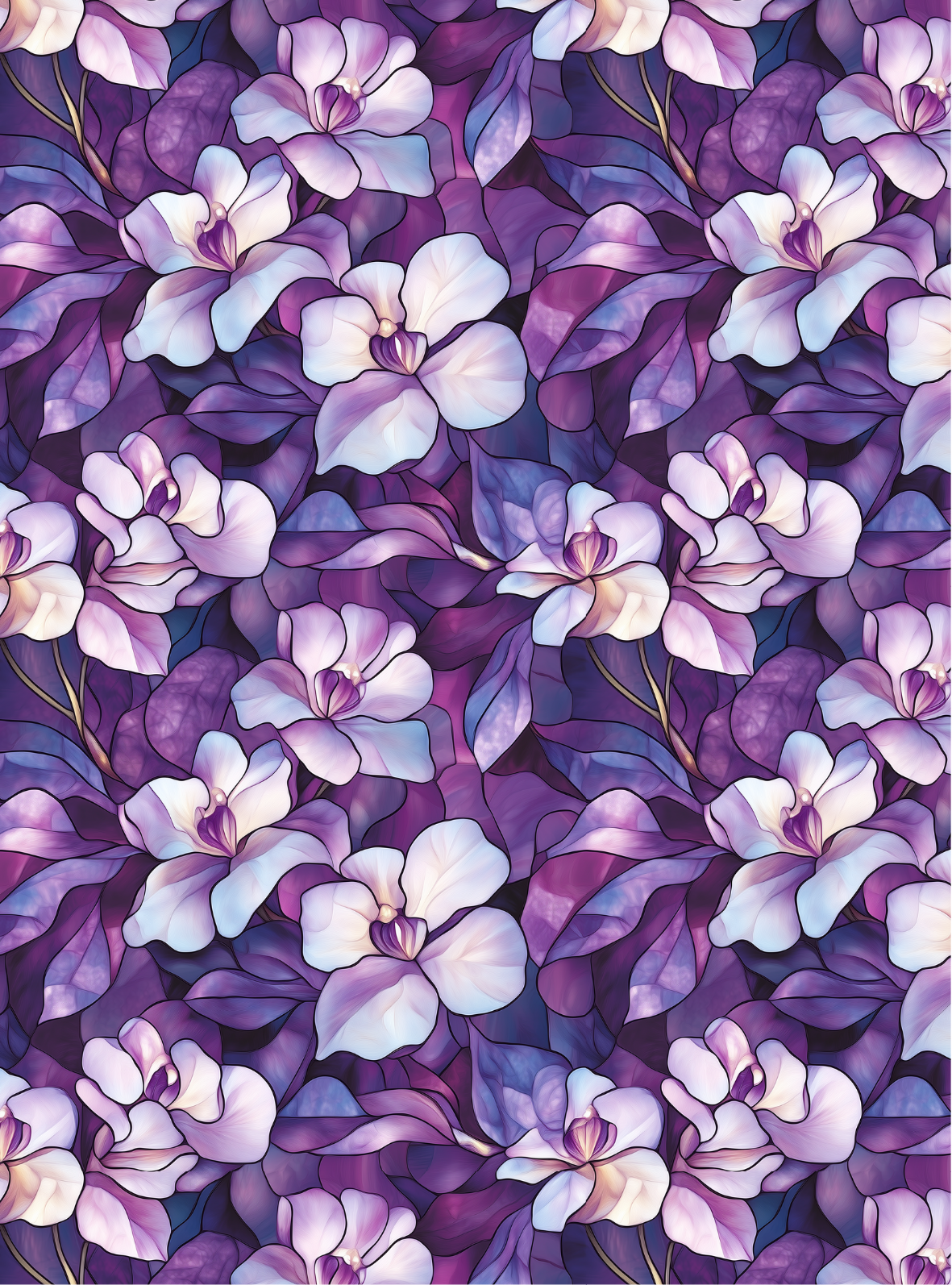 Stained glass transfer paper 54