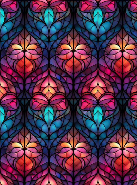 Stained glass transfer paper 58
