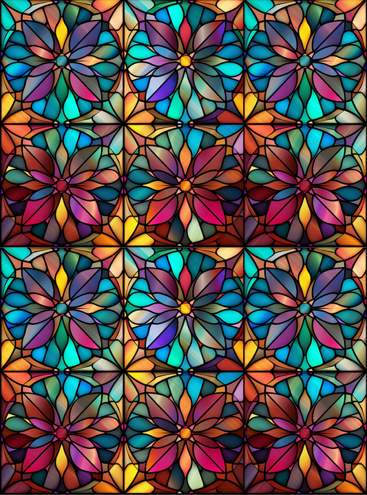 Stained glass transfer paper 61