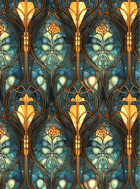 Stained glass transfer paper 66