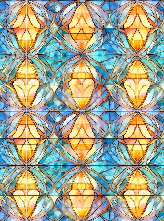 Stained glass transfer paper 68