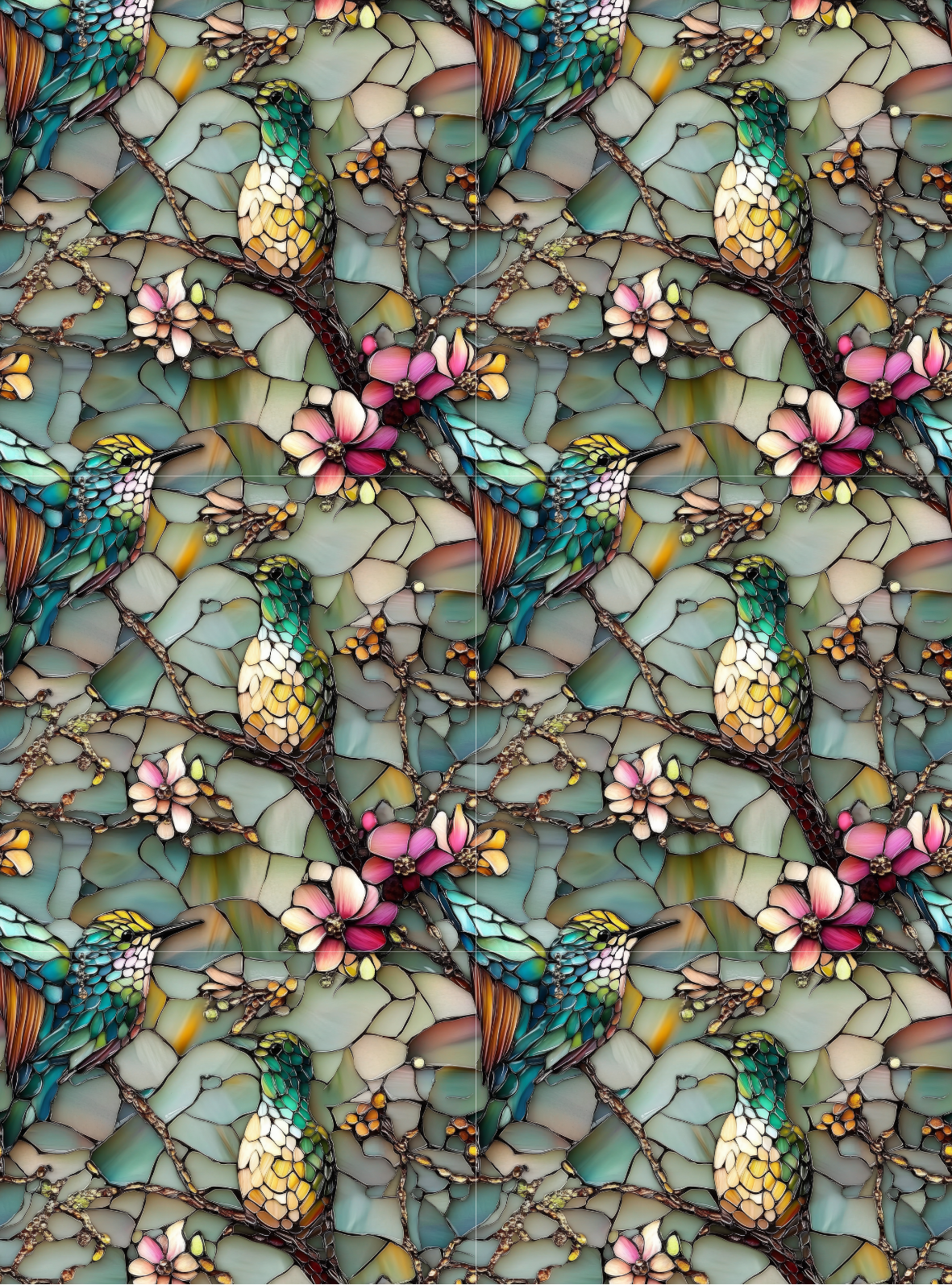 Stained glass transfer paper 79