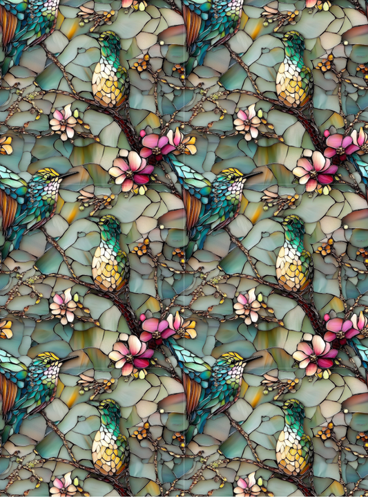 Stained glass transfer paper 79