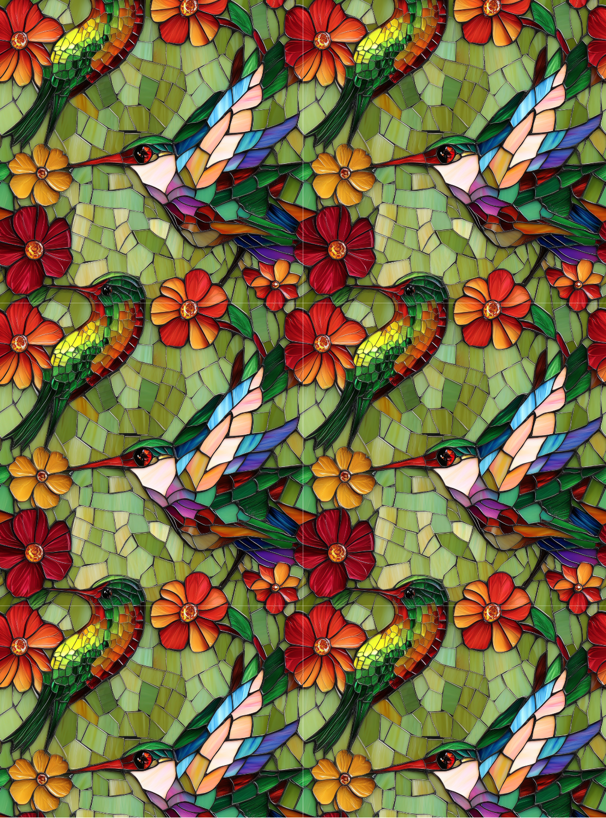 Stained glass transfer paper 84