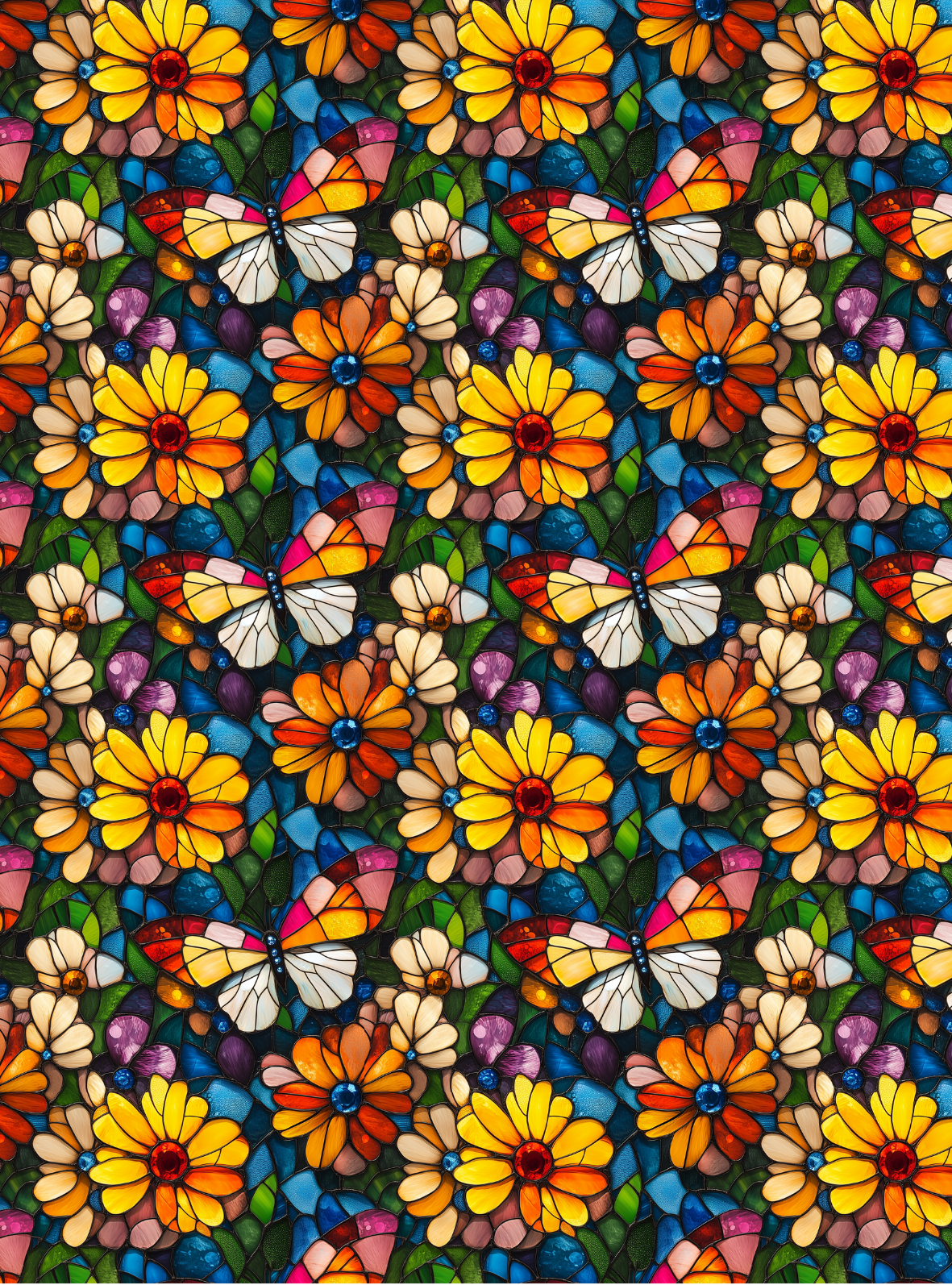 Stained glass transfer paper 89